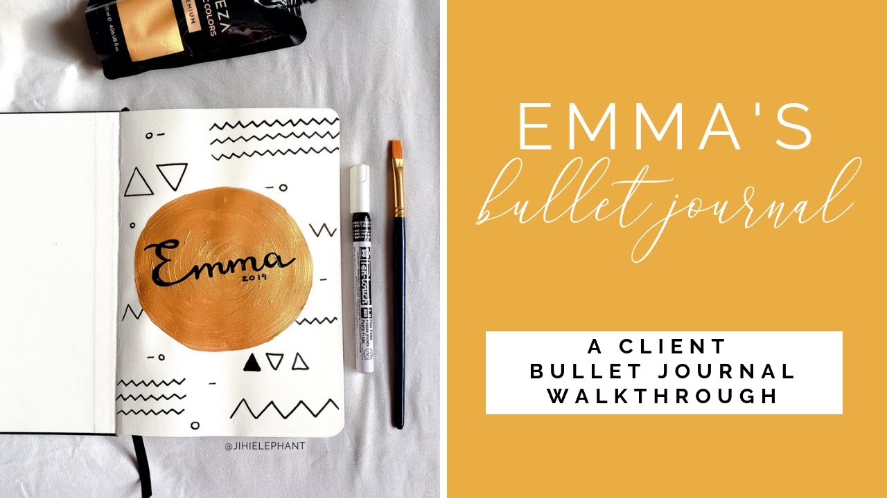Emma's Bullet Journal | A Client Bujo Walkthrough