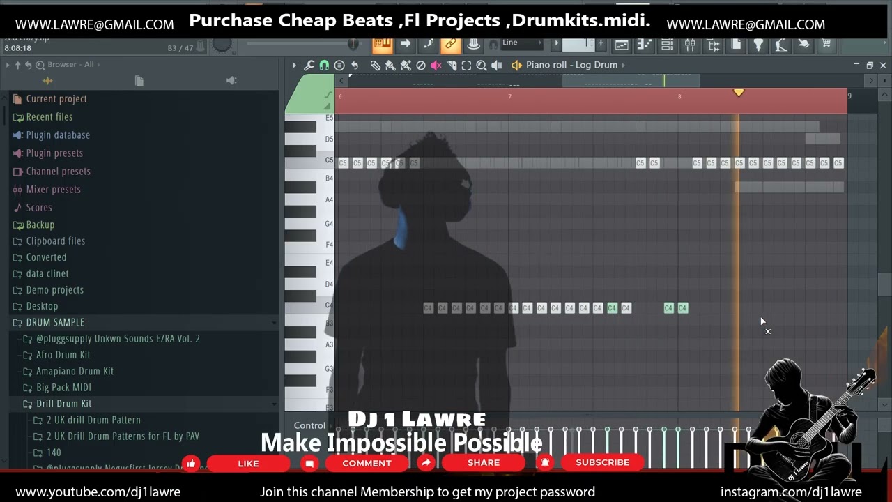 Make  Dizmo Fire Trap 2025 Hit Instrumental studio 20#dj1lawre