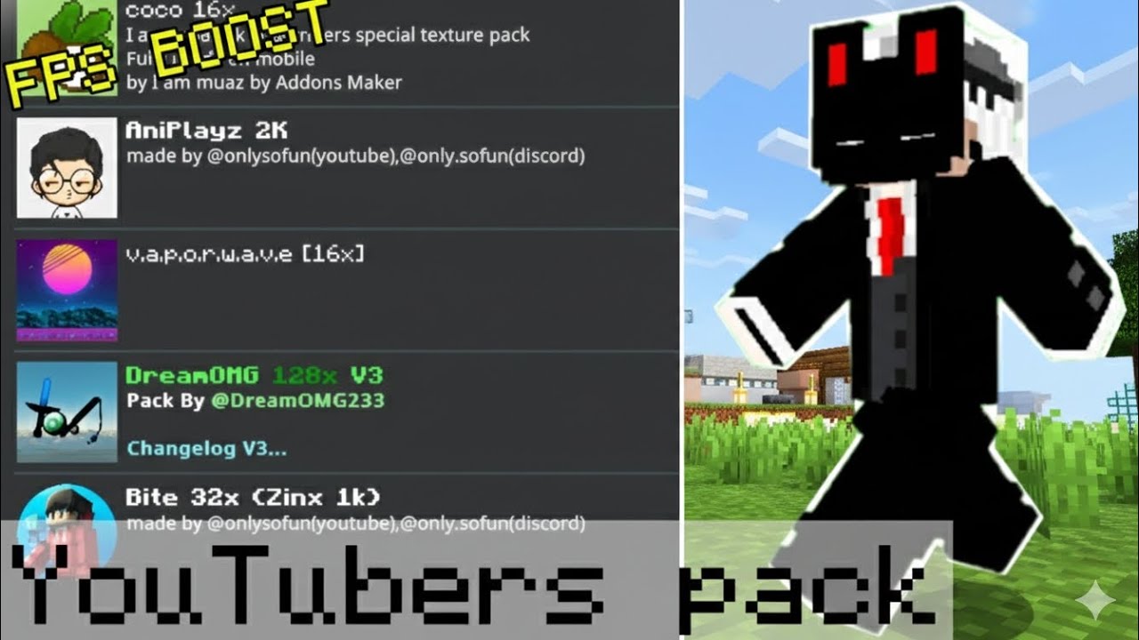 TOP 5 BEST FPS BOOST TEXTURE PACKS 🔥 | LOW AND DEVICE PLAYERS 