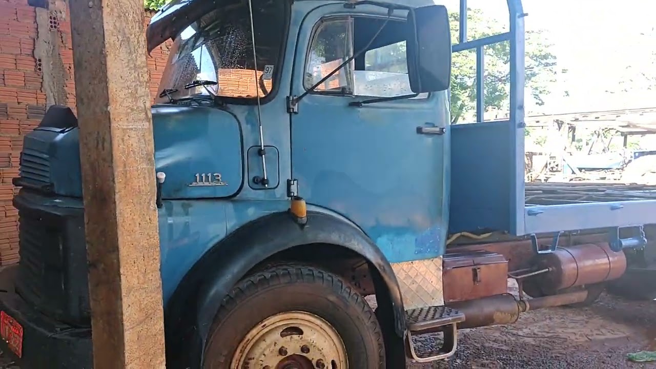 caminhão 1113 prancha 90%  finalizado
