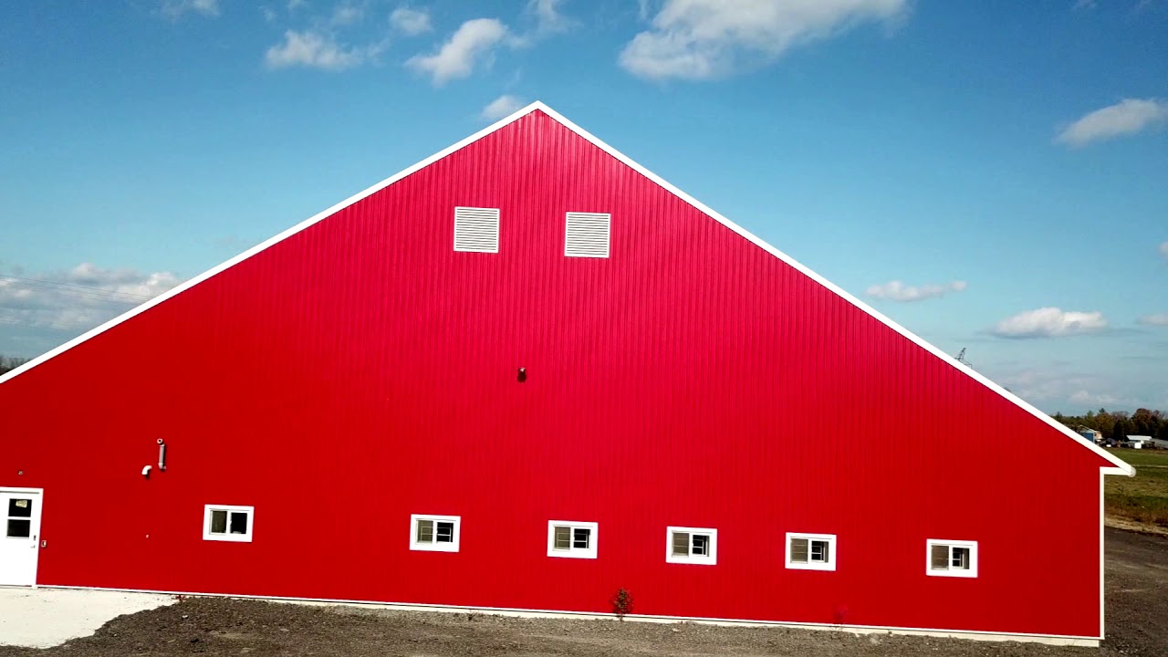 Over the Moon Farm 80' x 180' Fabric Building Indoor Riding Arena