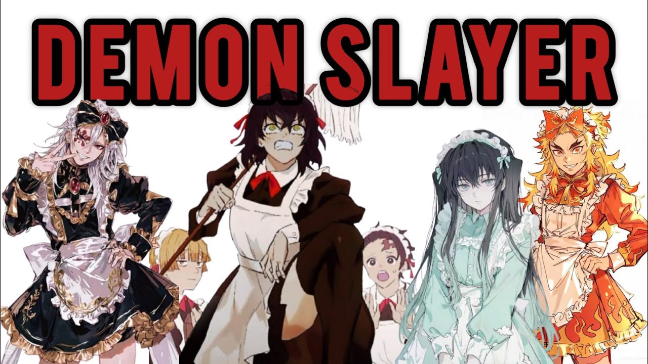 Demon Slayer | Maid Dress Trend #anime #demonslayer