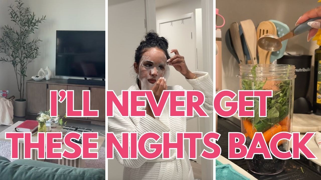 A Saturday Night Alone And Staying In… Learning to Love This Season #eveningroutine