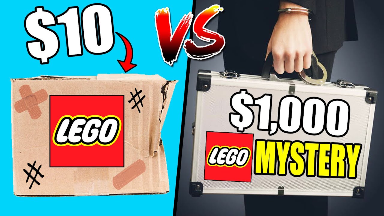 $10 VS $1,000 LEGO Mystery Box...