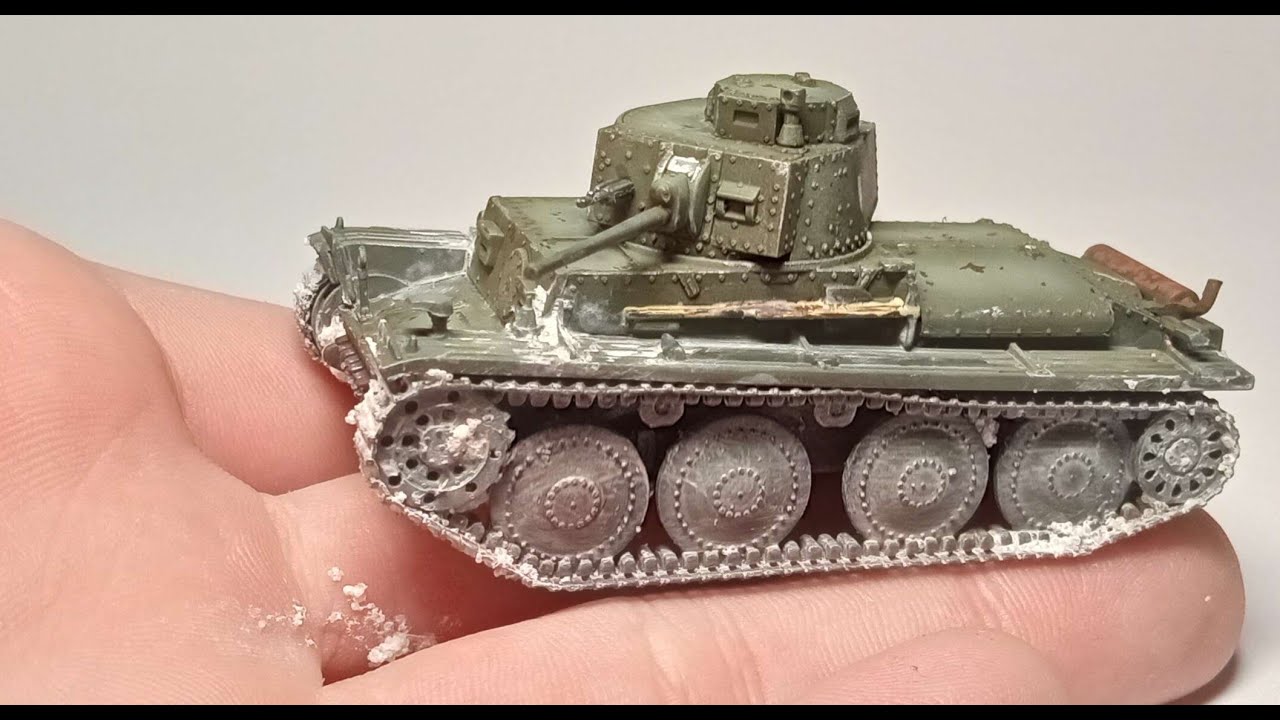 Building And Painting The Brand New Hobbyboss Panzer 38(t) in 1/72!!