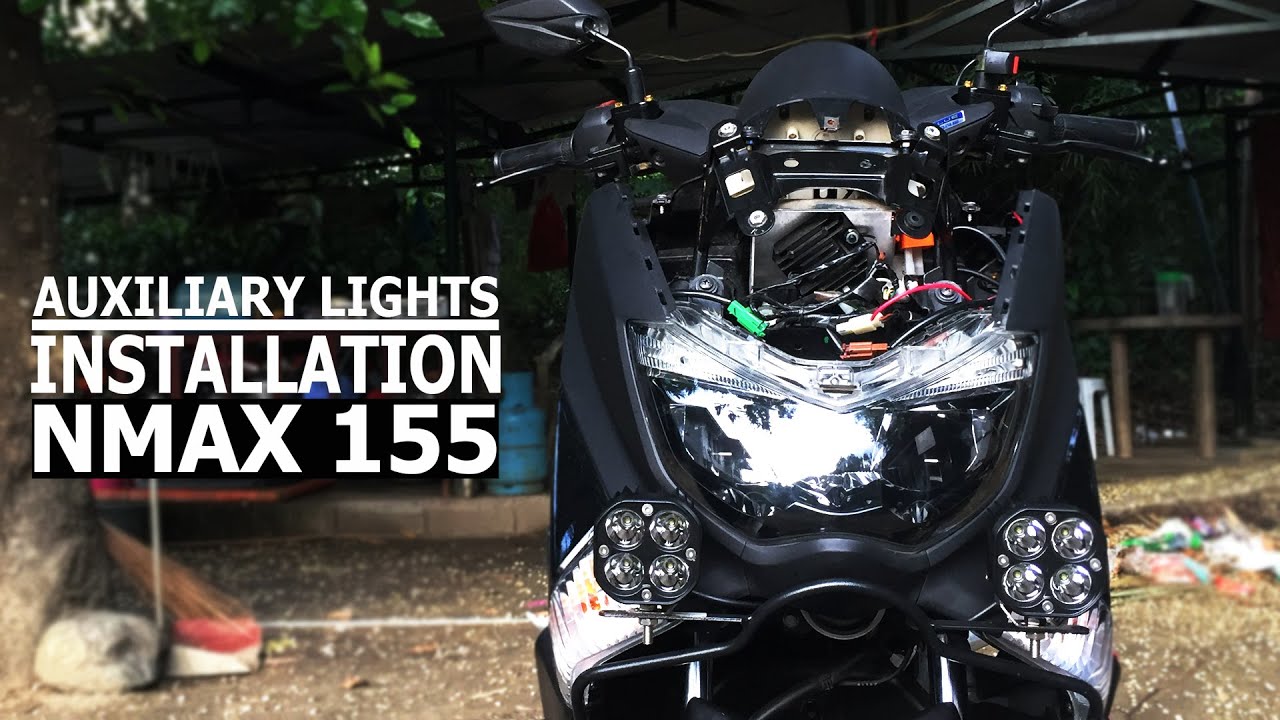 INSTALLING LASER GUN LED LIGHTS TO MY NMAX 155