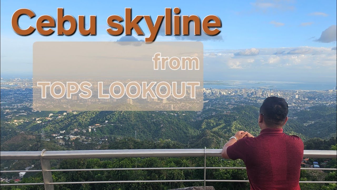 Cebu City view from TOPS LOOKOUT| 4K Video