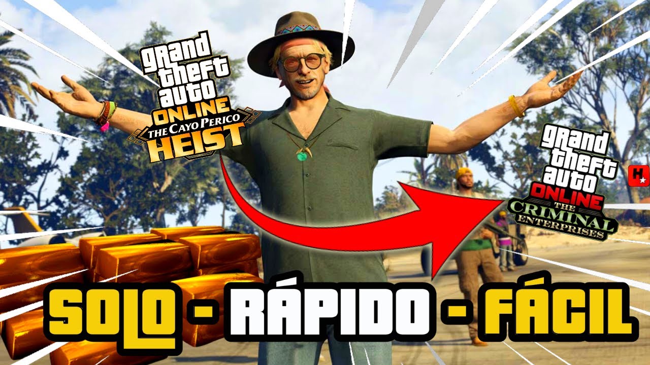 O GUIA QUE VOCÊ PRECISA: GOLPE DE CAYO PERICO (SOLO) OURO - RÁPIDO E FÁCIL!!! (GTA ONLINE)