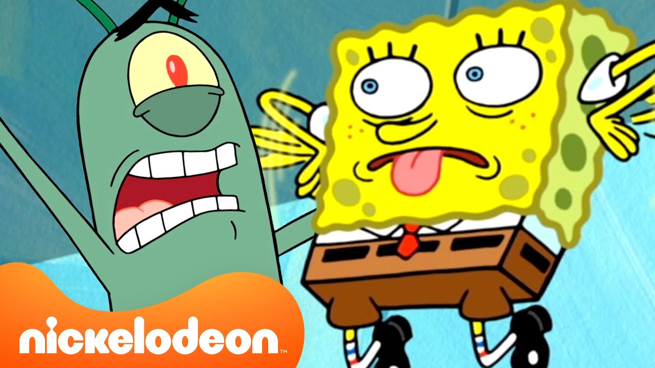 Every Time Plankton’s Plans Backfired! 🦠 | SpongeBob SquarePants | Nickelodeon UK