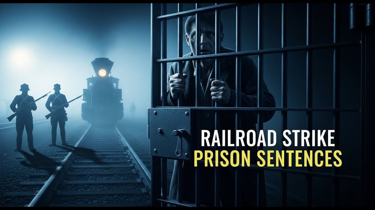Railroad Strike Prison Sentences (1877): When Workers Were Locked Away for Fighting Back