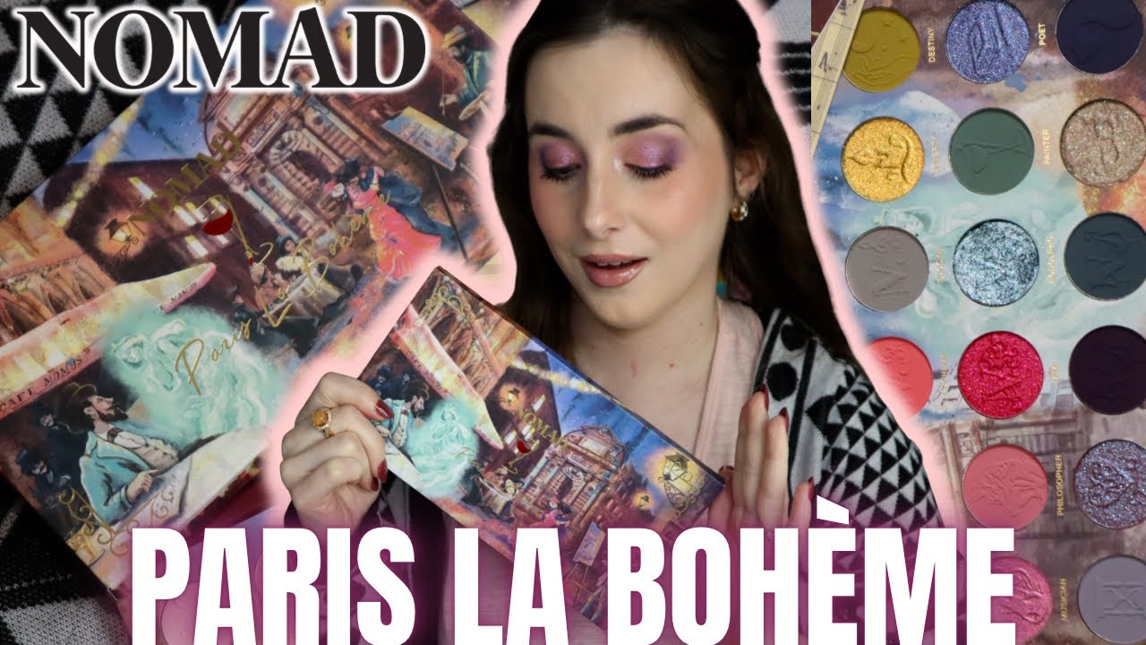 *НОВИНКА* Nomad Cosmetics PARIS LA BOHÈME | Свотчи, крупные планы и демонстрация | Первые впечатл...