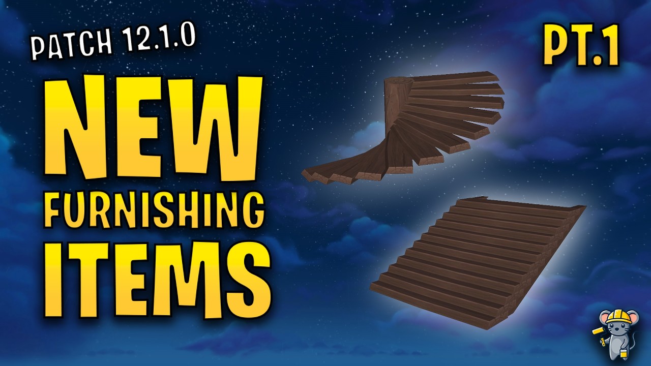 WoW Housing Patch 12.1.0 New Furnishing Items | Part 1: Neighborhood Items!