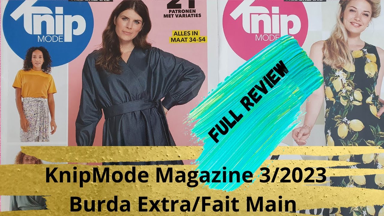#KnipMode Magazine / #BurdaExtra / #FaitMain 3/2023 Full Review