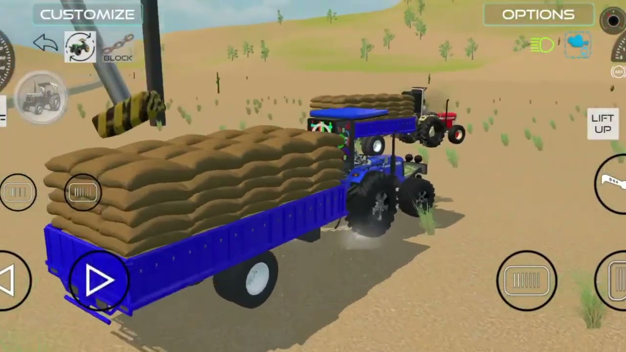 Drive JCB and uploadingBori 💯form dumper truck in game 🌿✅#truck #dumper #tractor #jcb truck#jcb