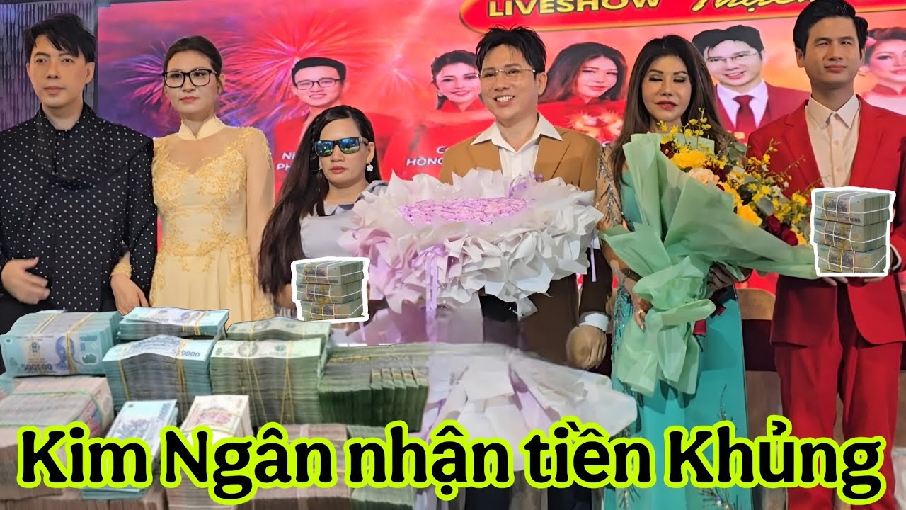 Tin Vui: Kim Ngân cùng Xuân Hòa nhận tiền Khủng từ Đại Gia và CS Thạch Dũng trong show