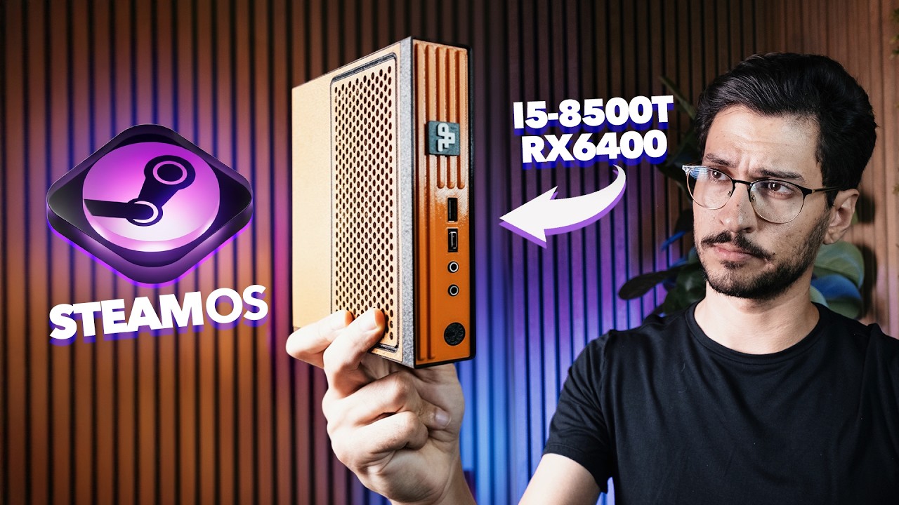A Valve demorou, então montei minha própria STEAM MACHINE! | Mini PC com SteamOS