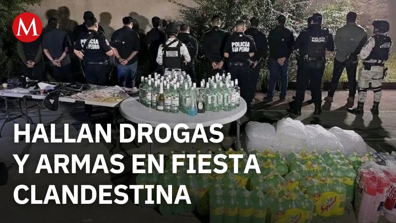 Hallan fiesta clandestina con m&aacute;s de 350 menores en San Pedro Garza Garc&iacute;a