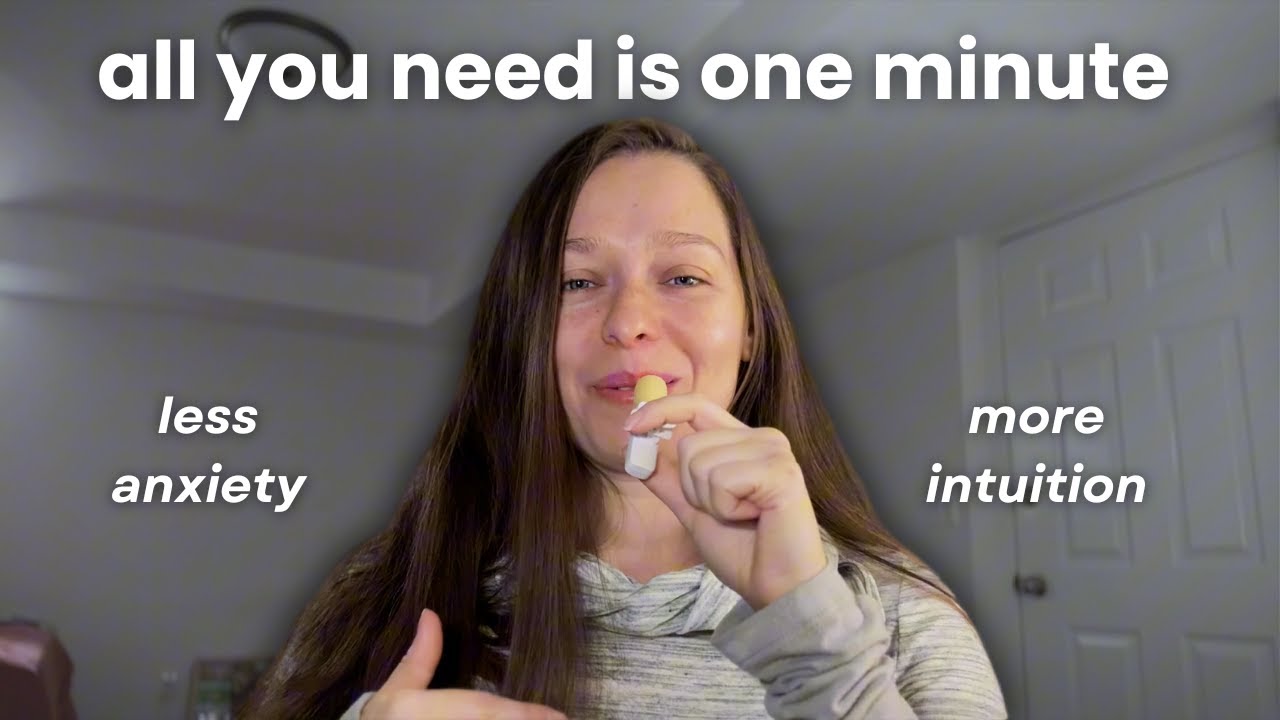 1-minute breath work meditation to calm anxiety, worry, and fear, and to develop intuition. I Part 2