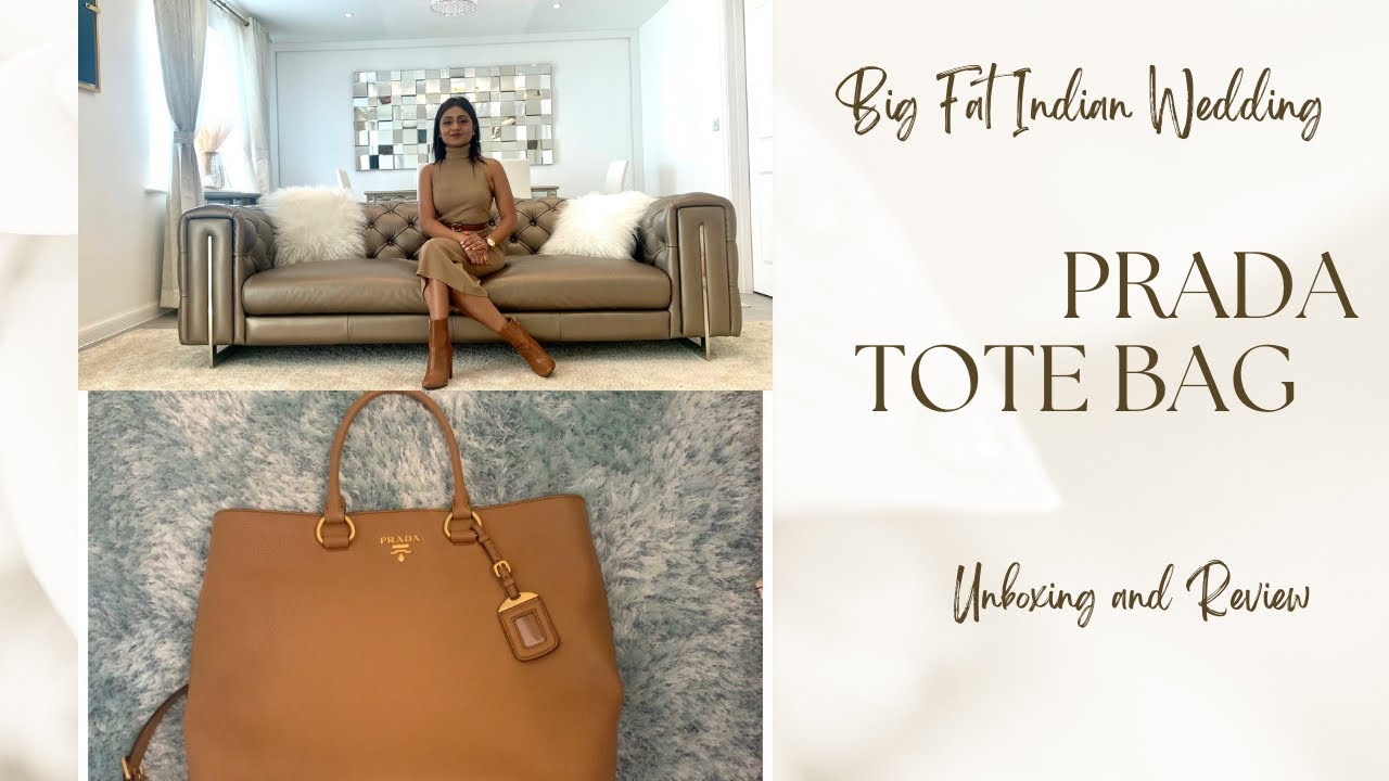 Prada tote bag | Prada Vitello Daino tote |unboxing and Review | Pros and Cons
