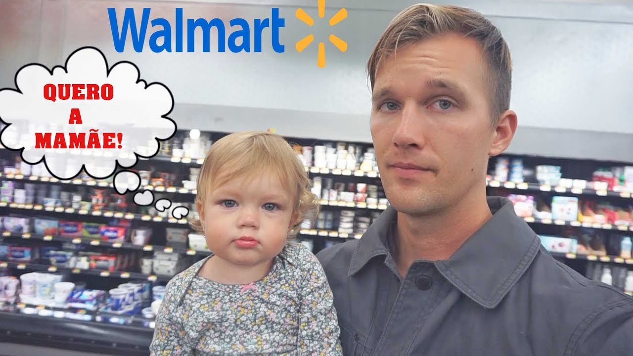 PRIMEIRA VEZ DO PAPAI SOZINHO COM O BEBÊ! (COMPRAS NO WALMART)