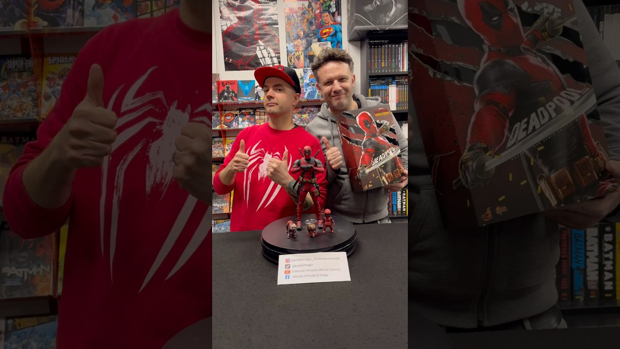 Unboxing Deadpool Hot Toys - Deadpool & Wolverine #iosonounvirtuale #deadpool #hottoys #marvel