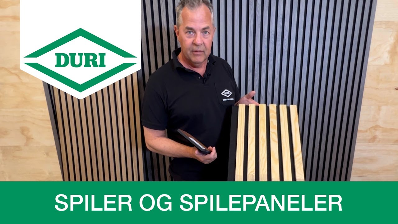Spilepaneler fra DURI Fagprofil