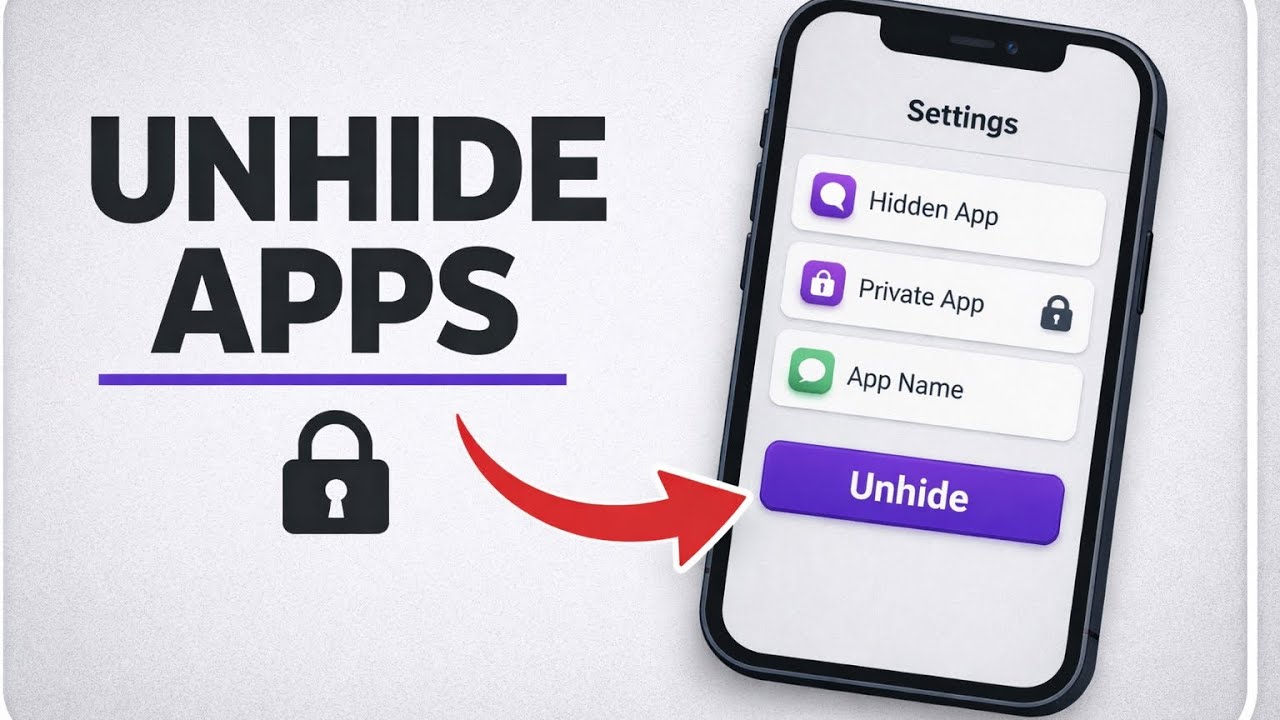 How to Unhide Apps on iPhone (Apps Not Showing Fix)