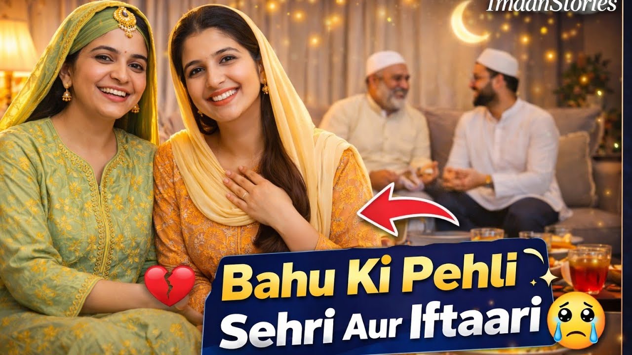 “Sasural Mein Pehli Sehri Aur Iftaari… Bahu Ne Jeet Liya Sabka Dil 🥹 | Ramzan Story” #ramadan 