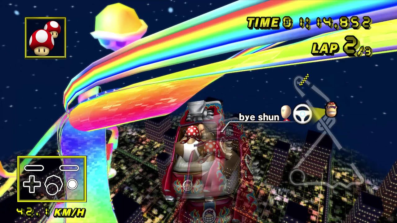 【CTGP WR】 GCN Rainbow Road - 3:21.870 - Ice