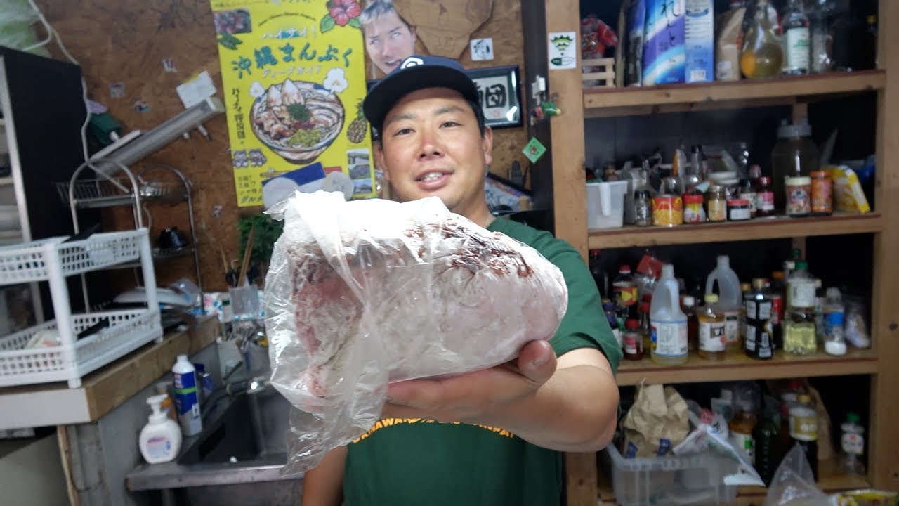 冷蔵庫にあった謎の肉の塊を調理