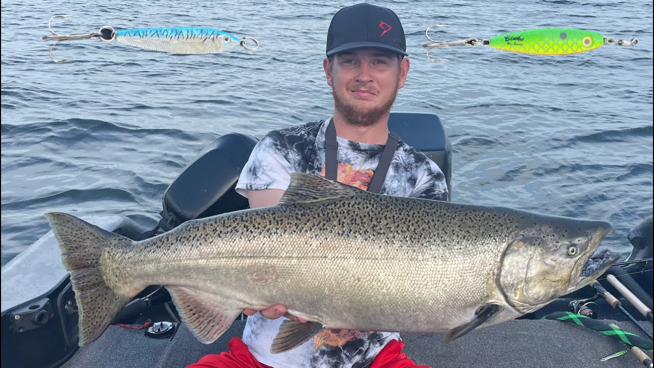 Best JIGGING SPOONS for staging KING SALMON |Tips for more Success|