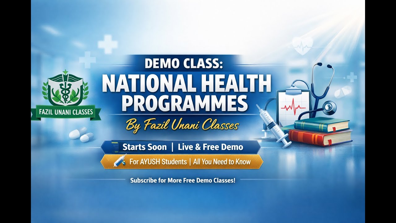 DEMO CLASS OF NATIONAL HEALTH PROGRAMMES