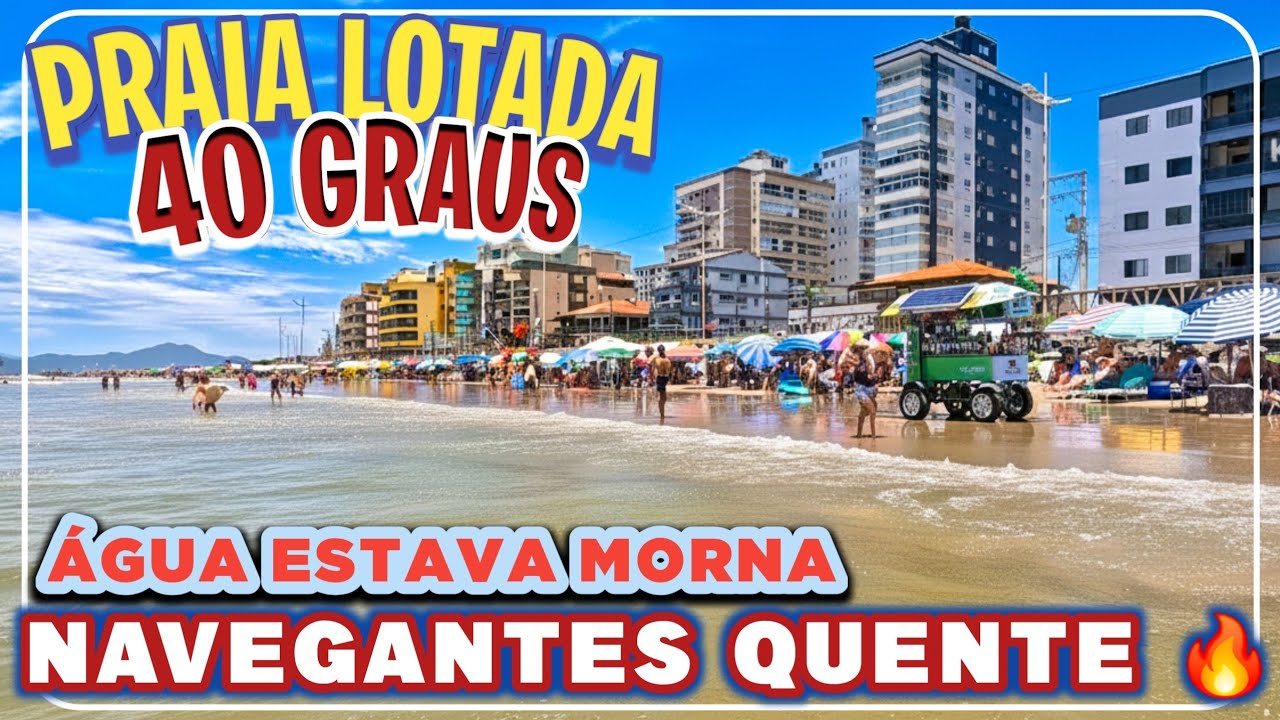 Último final semana lotado Praias  Navegantes SC..Navega Verão..