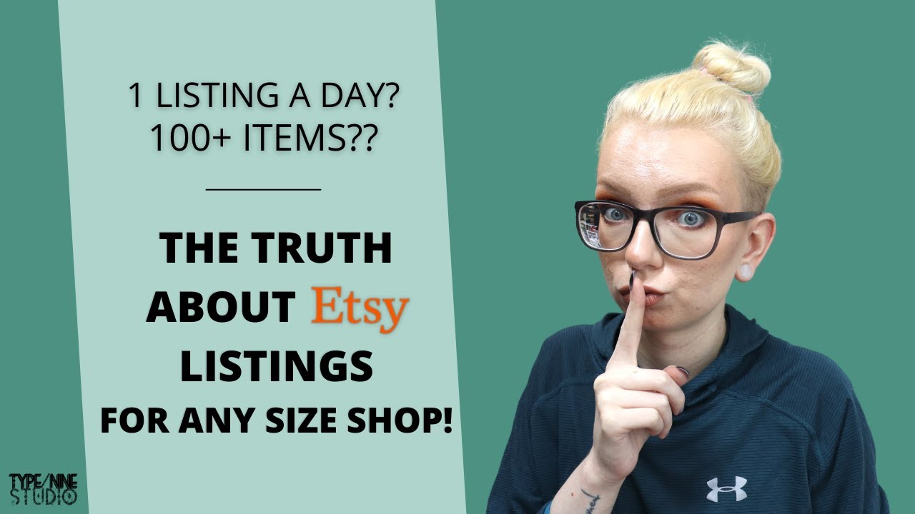 Сколько листингов вам нужно на Etsy? И как часто добавлять новые! | Студия Type Nine
