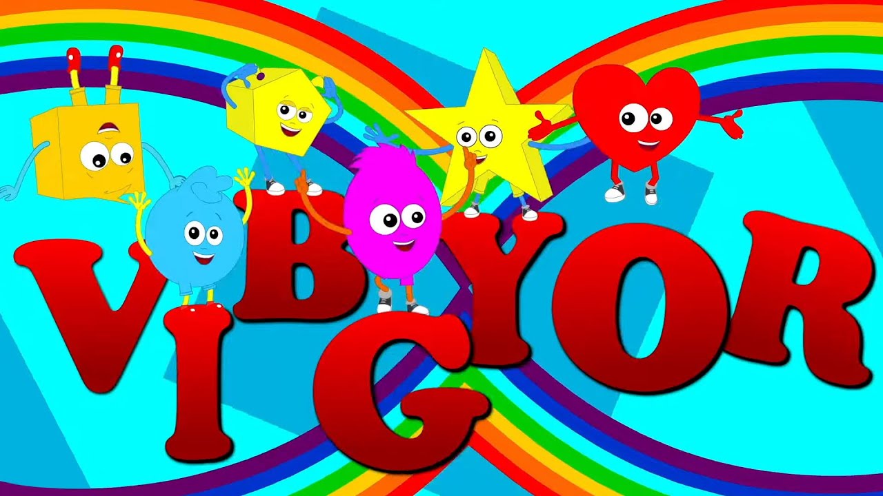 Rainbow Colors Song and Learning Video for Toddlers