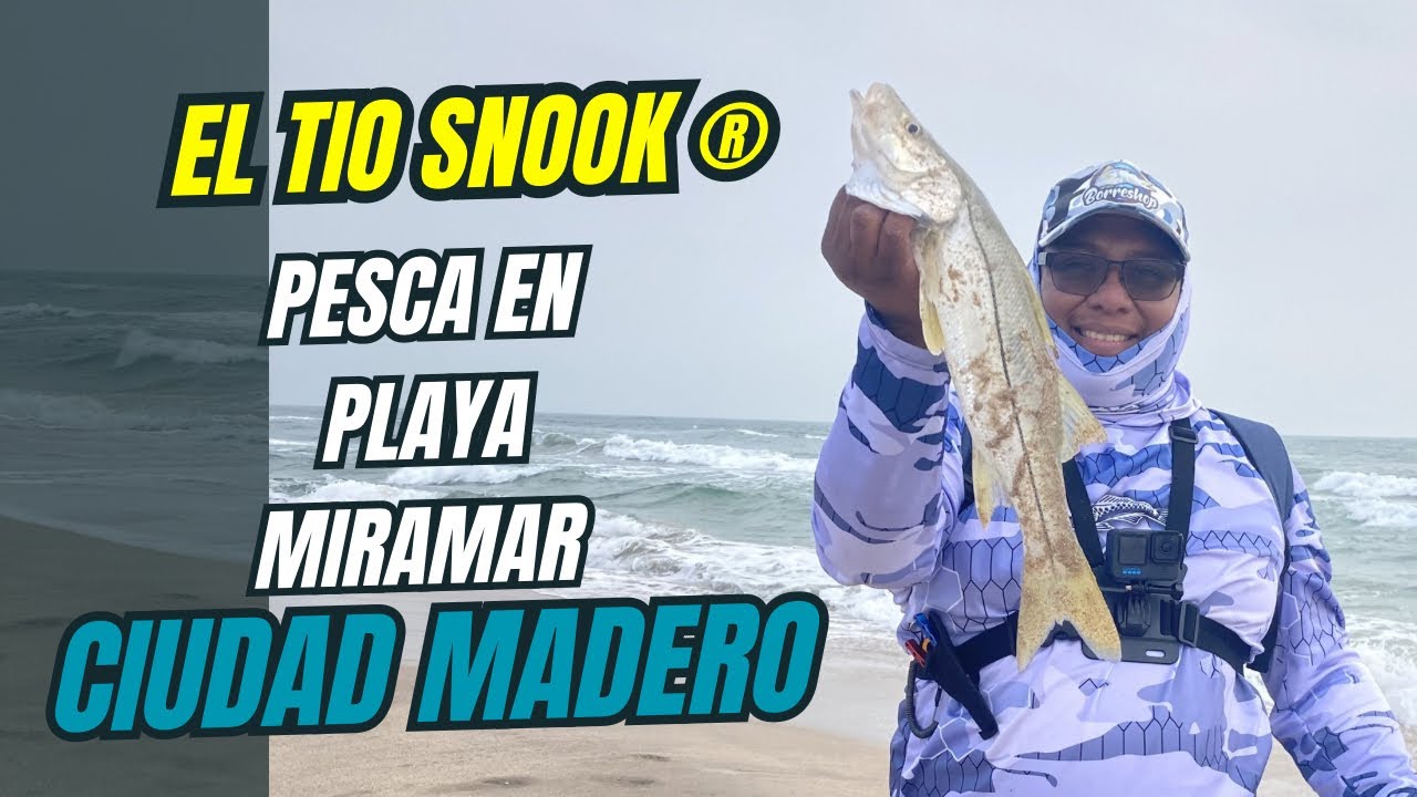 Pesca en Playa Miramar de Ciudad Madero