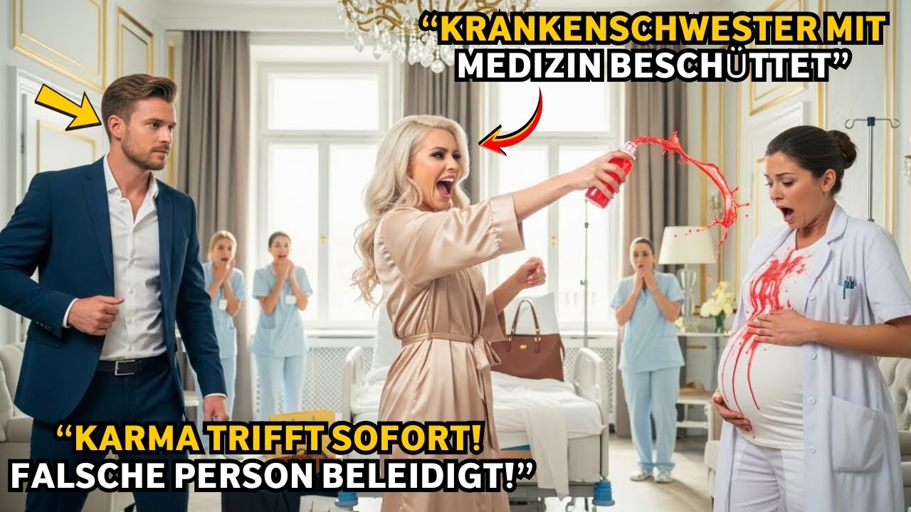 Millionärstochter demütigt schwangere Krankenschwester – bis sie die WAHRHEIT erfährt!