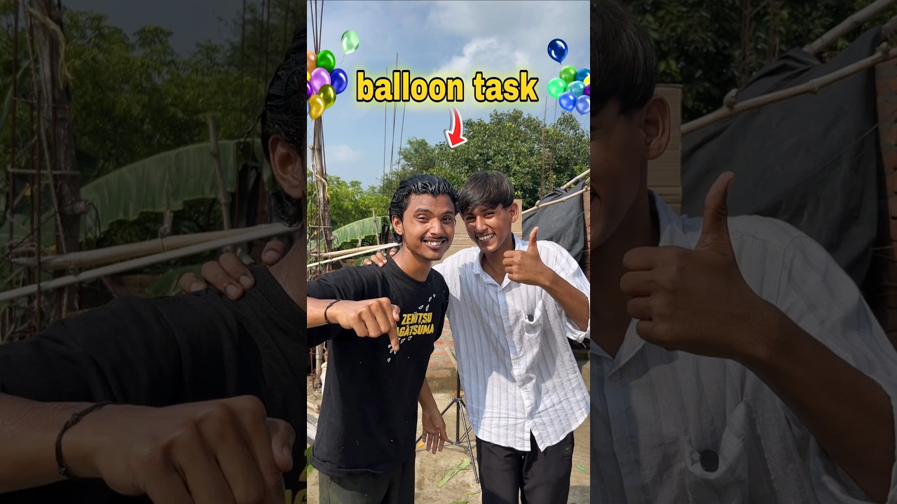 balloon task 😱 #bengalivlog #minivlog #shortvideo