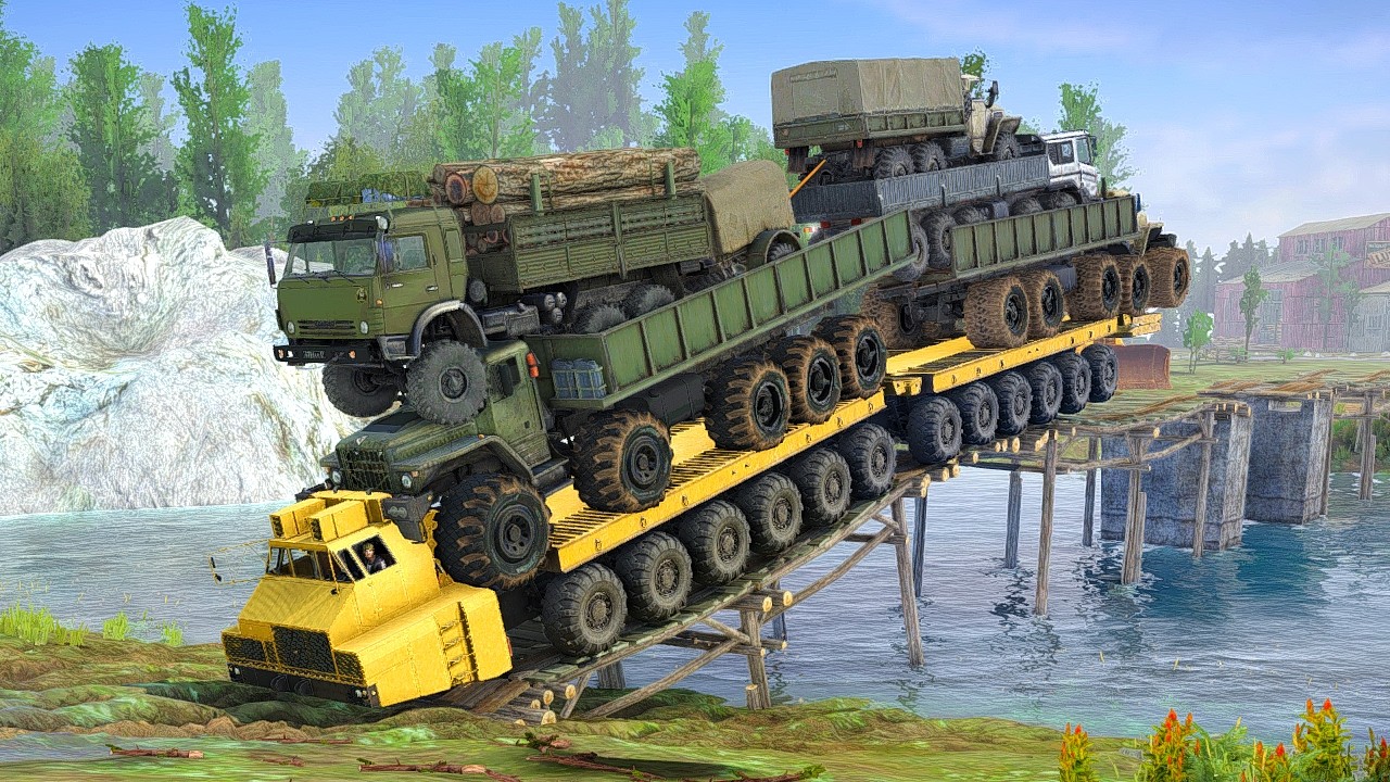 Military Trucks Convoy DOMINATING River Crossings with CRAZY Capabilities
