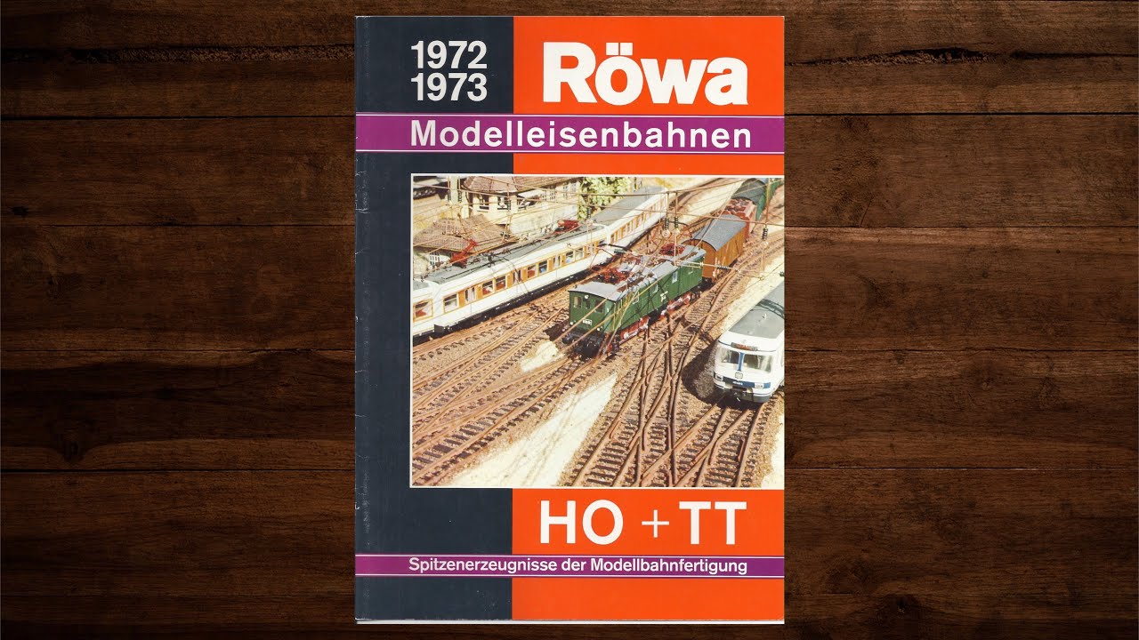 Röwa Katalog 1972/1973 – Modellbahn, Modelleisenbahnen, H0, TT