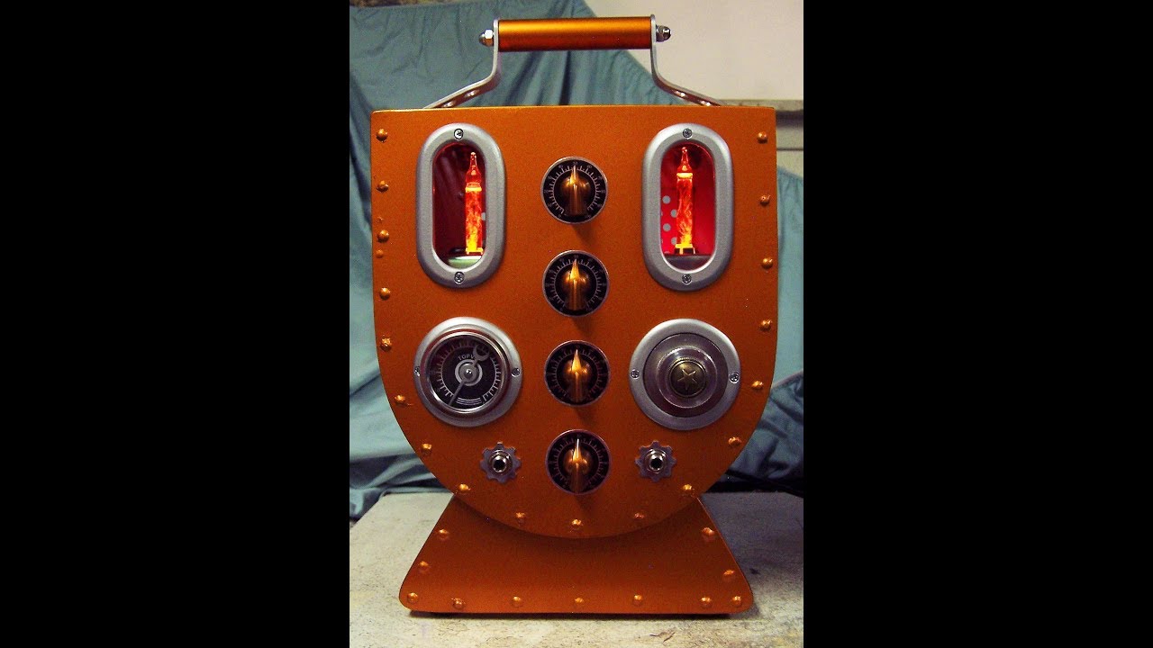 Scratch-Built Steam Punk Amp, Part 2: Cabinet Finishing, Chassis Construction,  Audio Testing