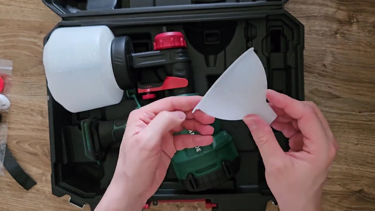 PARKSIDE® Akumulatorowy pistolet do farb PFSA 20 Li C3 20 V #unpacking #unboxing