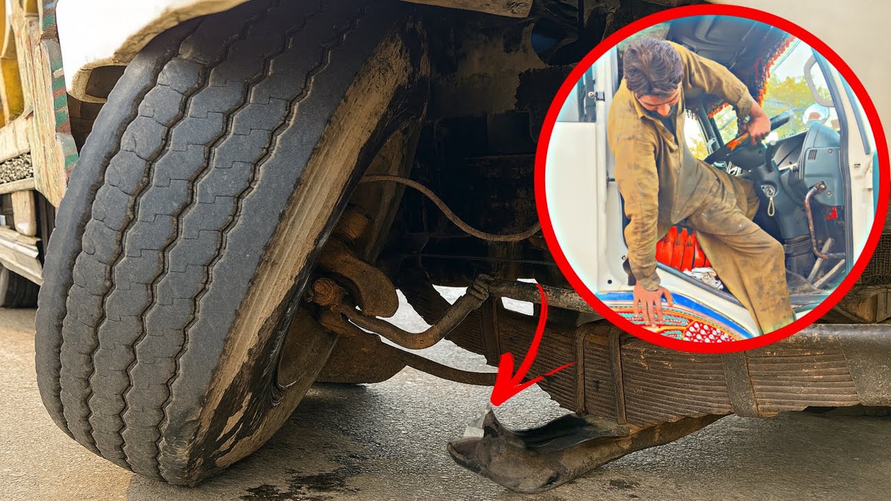 Front Axle Breaks While Driving! Emergency Truck Repair & Broken Axle Fix