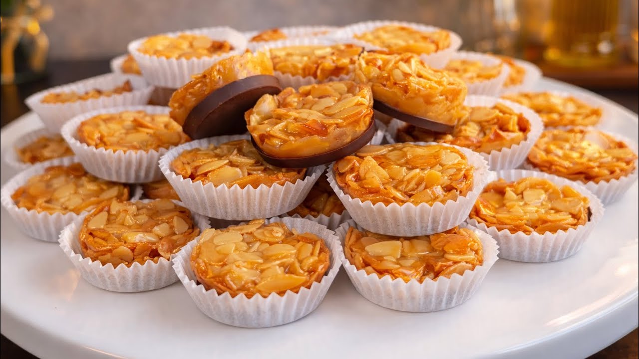 Эти миндальные флорентийские печенья вас просто покорят! 😍 Быстрый и простой рецепт! 👌