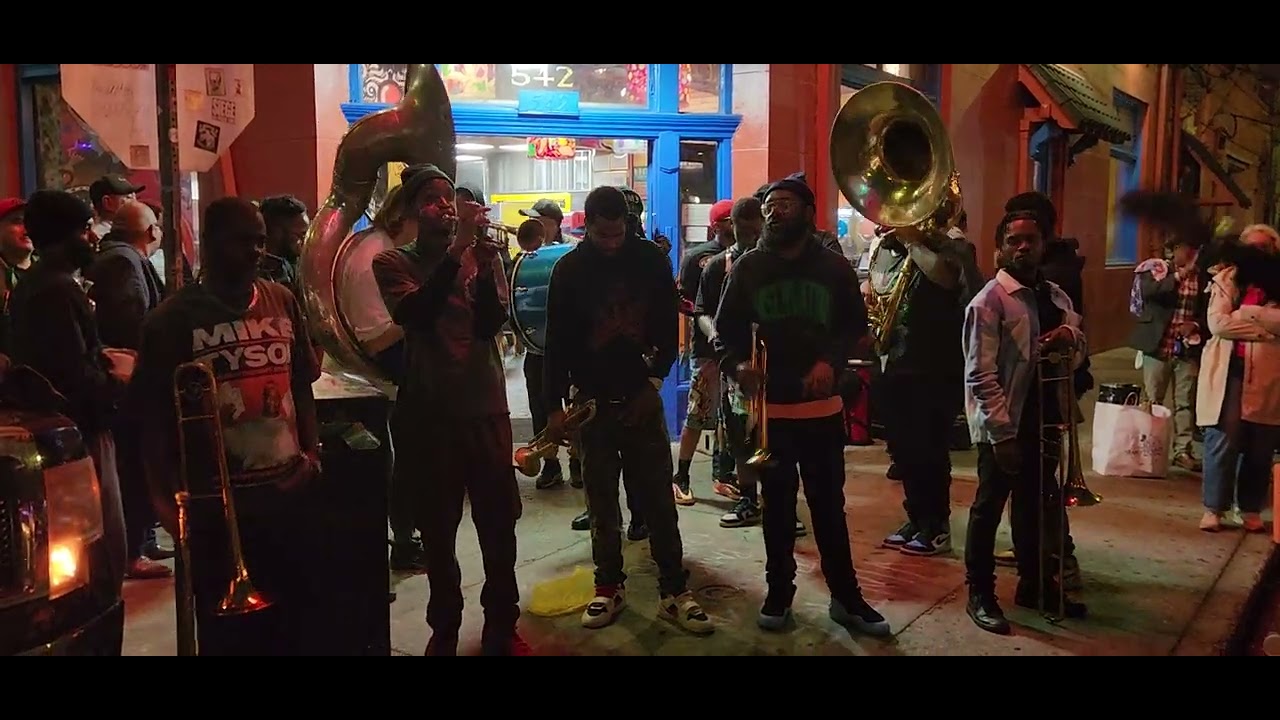 YOUNG FELLAZ BRASS BAND - Frenchmen Street - January 2, 2026 3rd)