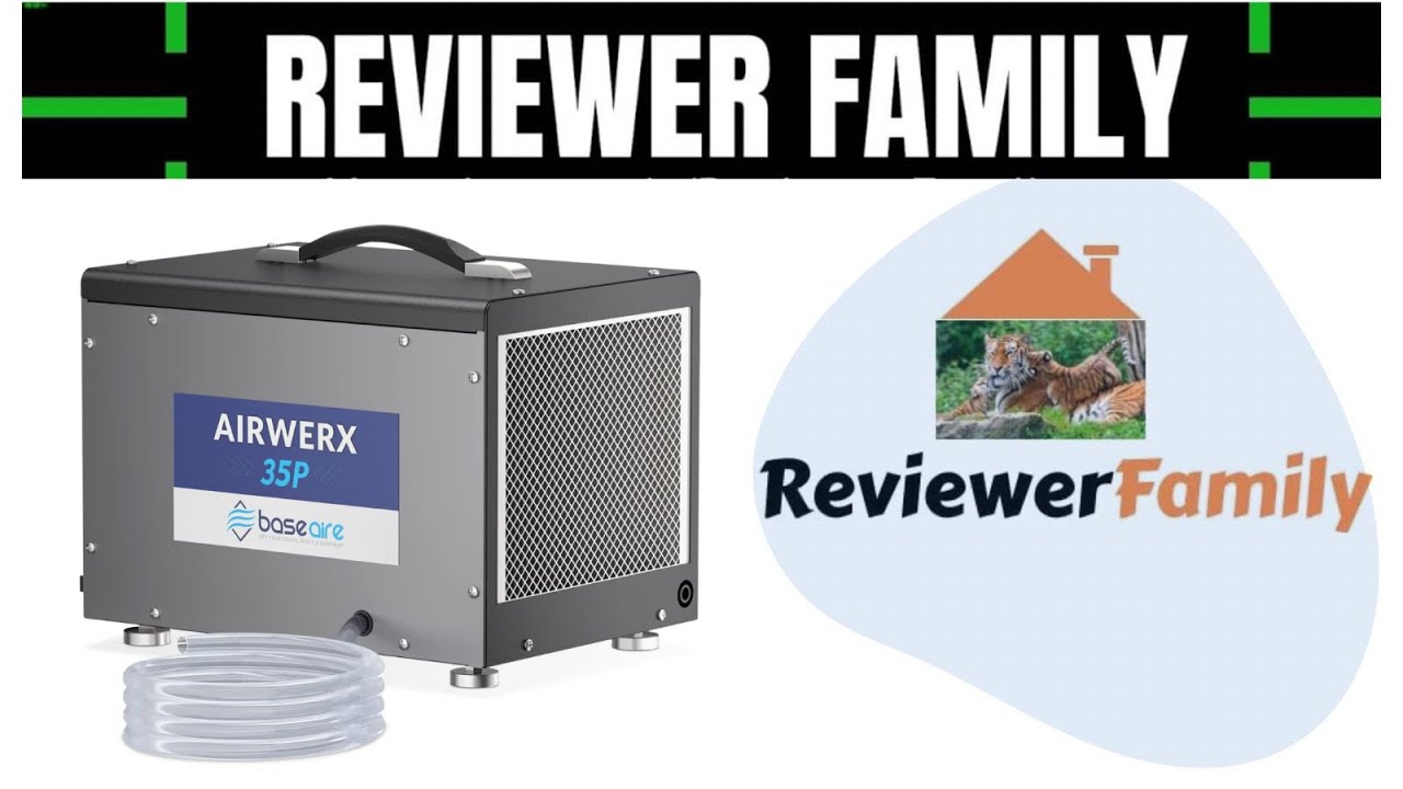 BaseAire Crawl Space/Basement Dehumidifier | 70 Pint Commercial Dehumidifiers