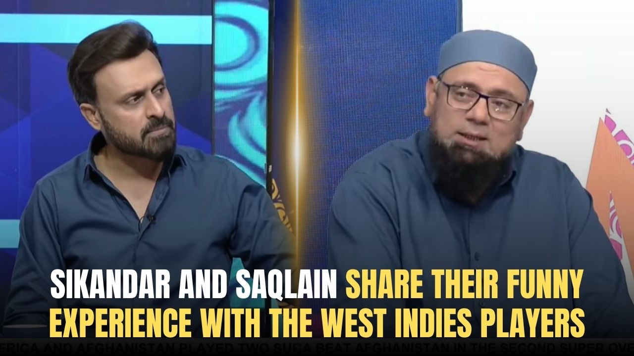 Sikandar and Saqlain share their funny experience with the West Indies Players😅