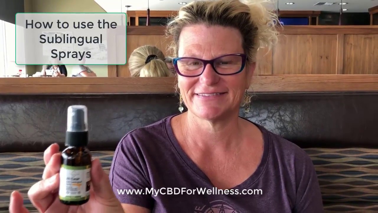 How to use the CBD Sublingual Sprays