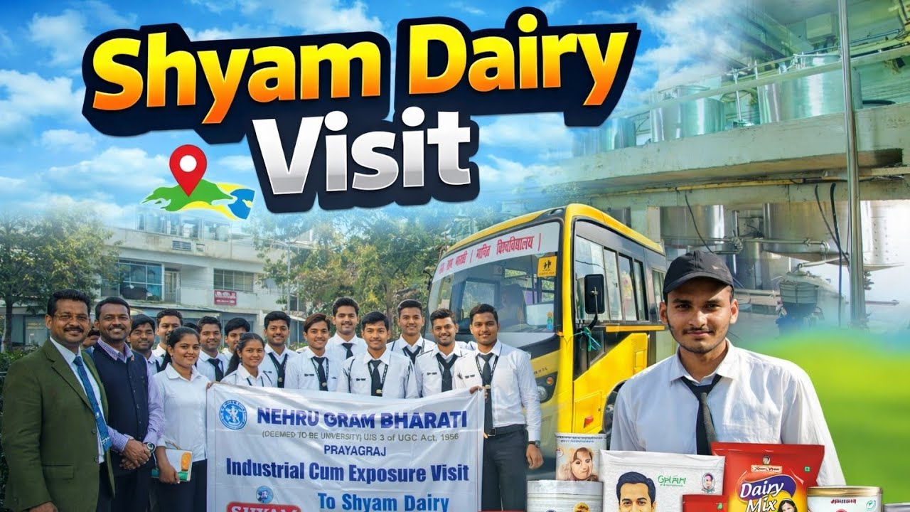 SHYAM DAIRY VISIT 🥛| Industrial Tour Prayagraj❤️#like #subscribe #prayagraj #viral 