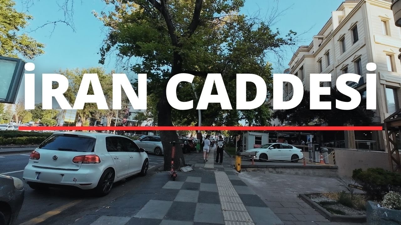 Ankara İran Caddesi’nde Şehir Yürüyüşü | Seymenler’e Doğru [4K/60Fps]